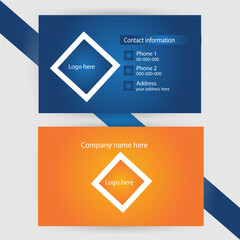 Professional Corporate Business Card Design Template.