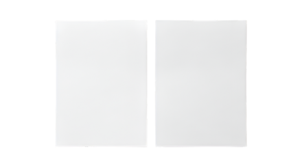 Two Blank White Rectangular Panels Side by Side Keywords: white, blank, panel, rectangle