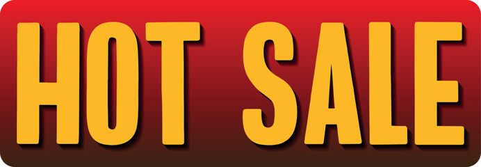 Hot Sale Vector Illustration. Modern Flat Design Discount Banner. Big Sale Vector Poster. Shopping Promotion Graphic Template. Hot Sale Abstract Vector Background – Marketing and Advertising Concept