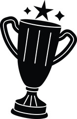 Victory Handshake Success Celebration Business Team Symbol Vector silhouette