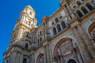 Obraz premium Renaissance cathedral of Malaga, Andalusia, Spain