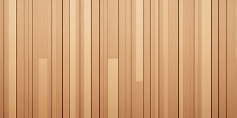 Naklejka premium Vertical Wood Panel Texture Background Clean, parallel vertical wooden panels in a warm natural brown tone create a seamless, modern