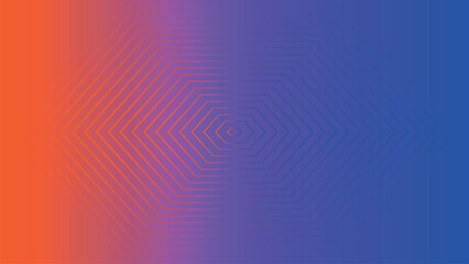 Gradient Hexagon Line Pattern Background, Futuristic Geometric Abstract Design