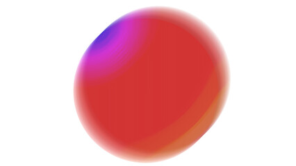 red easter egg isolated.digital graphic featuring a soft, colorful gradient on a black background.