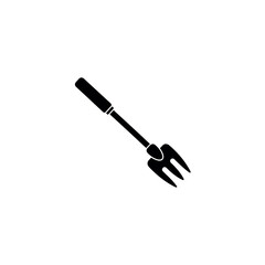 Garden Weeder Tool Icon Silhouette