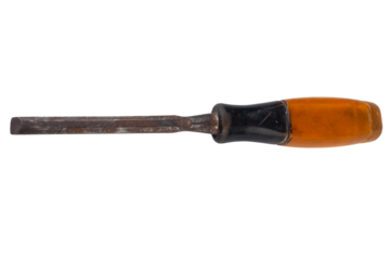 chisel isolated on white background