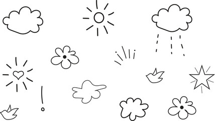 set of vector icons of animals