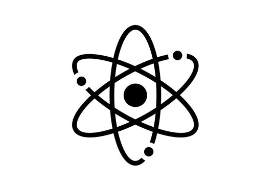 Atom Symbol - Iconic Representation of Atomic Structure and Scientific Concepts