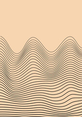 abstract wavy lines background