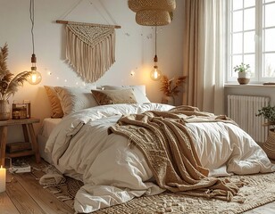 Chambre cocooning avec plaids – chaleur, douceur et confort d’hiver