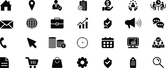 set of icons for web