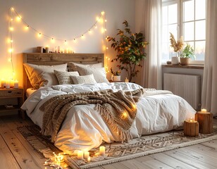 Chambre cocooning avec plaids – chaleur, douceur et confort d’hiver