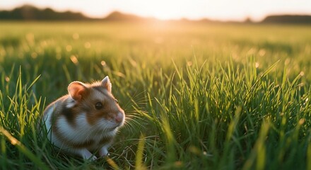 mouse in the grass