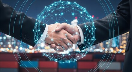 Closeup of hands typing on a futuristic keyboard with glowing ai agents interface, representing artificial intelligence and automation in technology