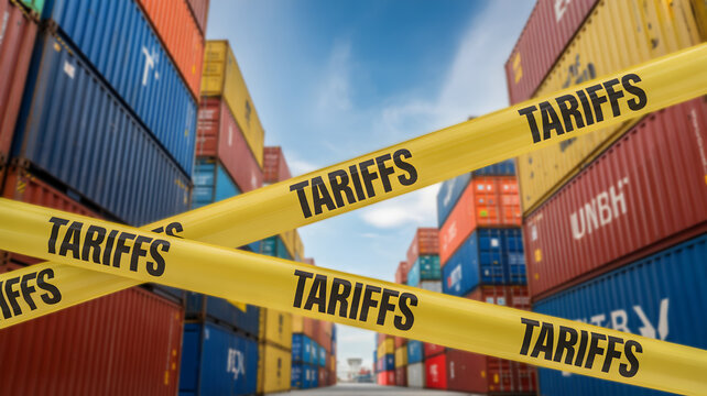 Trade War Tariffs on Shipping Containers: Import/Export Economic Policy and Global Commerce