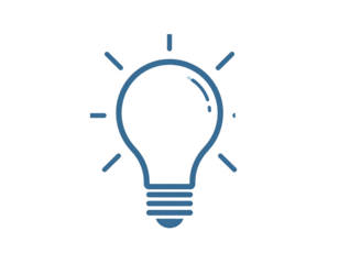 light bulb idea concept