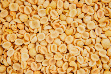 Orecchiette small pasta drum wheat pasta Italian food tasty snack fresh delicious gourmet food table setting rustic top view copy space