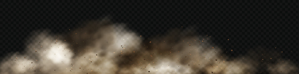 Obraz premium Dune explosion with textured wind and drifting sand particles.