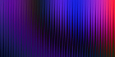 Abstract background with vertical ribbed texture in vibrant shades of purple, blue, and red, creating a futuristic and dynamic effect