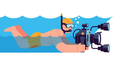 Underwater Cinematographer Captures Marine Life Filming With Specialized Equipment