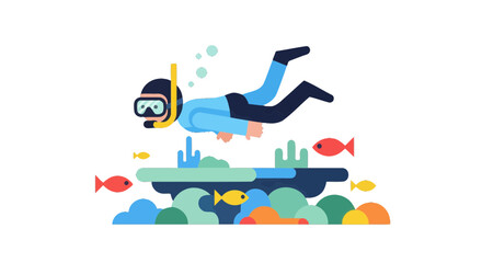 Underwater Exploration: A Diver's Dive in a Ocean's Colorful Ecosystem Experience