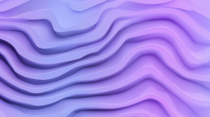 Obraz premium Abstract 3D background with wavy purple and blue patterns, modern minimalistic vector illustration for banner or poster.