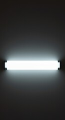 A luminous horizontal bar extends across a muted backdrop, providing a striking visual element for technology and design concepts ,streak ,dark ,simplicity