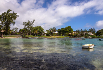 Exposure of Cap Malheureux, a small fishing village located in the North of the island. This picture-perfect village is surely one of the most beautiful on the island of Mauritius.