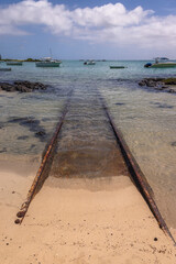 Exposure of Cap Malheureux, a small fishing village located in the North of the island. This picture-perfect village is surely one of the most beautiful on the island of Mauritius.