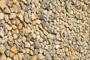 Texture of stone wall as background, closeup