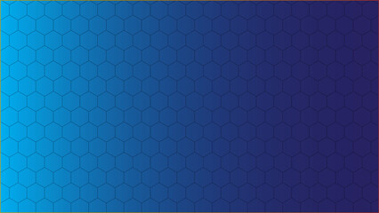 Abstract blue hexagon pattern background modern geometric design with gradient effect perfect for technology and business presentations