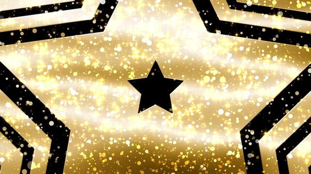 Luxury Gold Stars Transition. Perfect for show, ceremony, or award content
