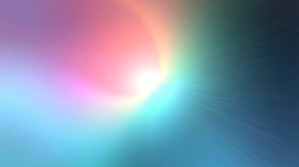 abstract background with rainbow