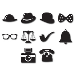 set of hats and accessories