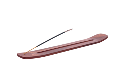 Traditional Slotted Wooden Instrument With Bow String, Handcrafted Decorative Item