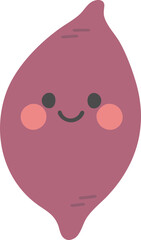 Cute Cartoon Sweet Potato Illustration