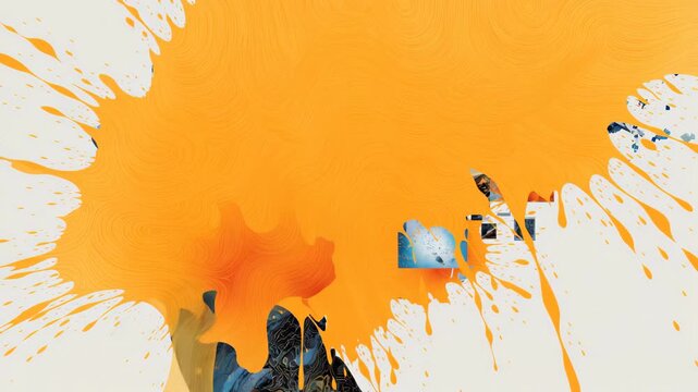 Artwork depicting a person with a creative mind blending images and colors representing thoughts and imagination in a dynamic style