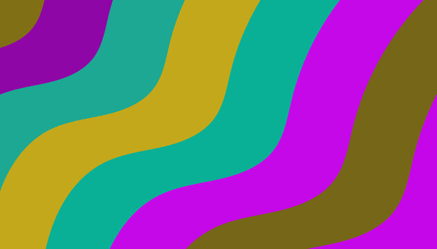 Abstract Wavy Color Pattern - Fluid Design, Gradient, Background, Texture, Backdrop - 113 characters