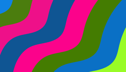 Bold Abstract Wavy Pattern: Vivid Colors & Dynamic Lines for Engaging Backgrounds & Visual Design Projects