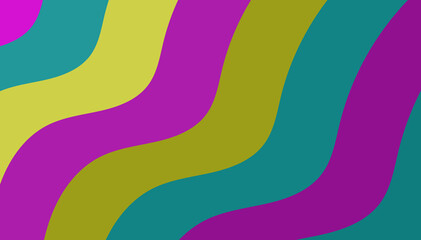 Colorful Wave Pattern: Bright Abstract Lines with a Modern and Groovy Aesthetic for Eye-Catching Designs (116 chars)