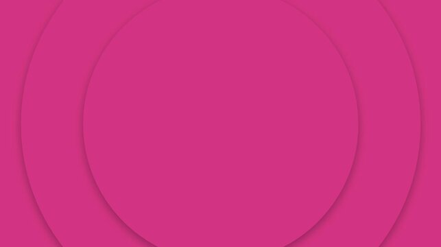 Pink abstract logo promo pattern of circles with the effect of displacement white clean rings animation abstract background for business