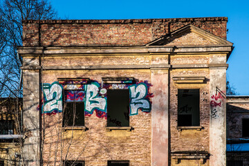 abandoned factory building
