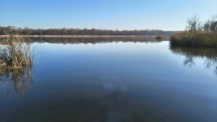 Jesień nad jeziorem 