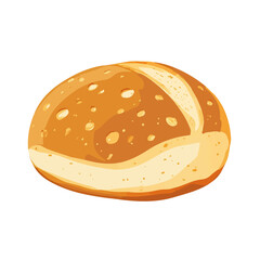 Minimal 2D vector illustration of Pao De Lo in flat icon style on a plain white background.