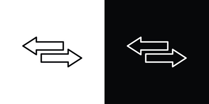 Double arrow icon logo design. symbol icon vector set