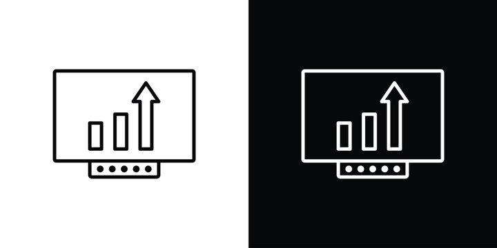 Equity derivatives icon logo design. symbol icon vector set