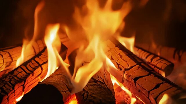 Fire flame loop with smooth motion. 3D render. Continuous realistic fire flame flickering on transparent alpha.  Fire Transitions stock motion graphics video have unique fiery transitions