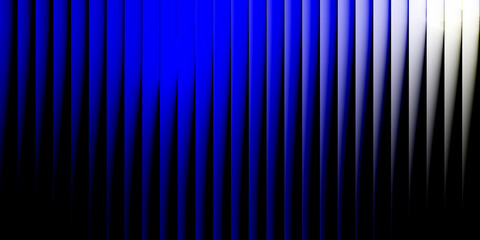 Abstract blue and white vertical stripes with gradient effect