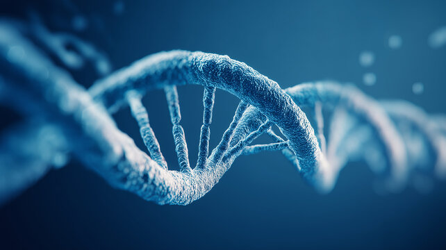 DNA double helix representing genetics, medical research and the genetic code that powers diagnostics, therapy and biotechnology.

