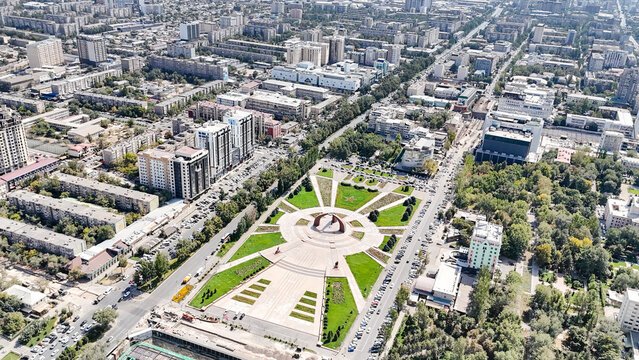 Victory Square Monument in Bishkek